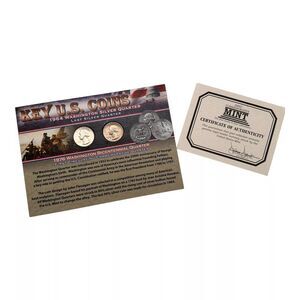 Key U.S. Coins: 1964 Washington Silver Quarter 2pc Set